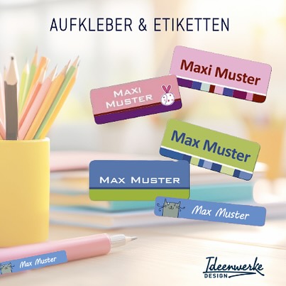 Mit wasserfesten Aufklebern und Etiketten bleibt alles gut organisiert – egal ob Schulsachen 📚✏️, Haushalt oder Büro 🖌️📔 Einfach draufkleben und nie wieder suchen und verwechseln.🎒🏡 #AllesBeschriftet #wemgehörtwas #Ordnung #Wasserfest #Schulstart  #NeuesSchuljahr“