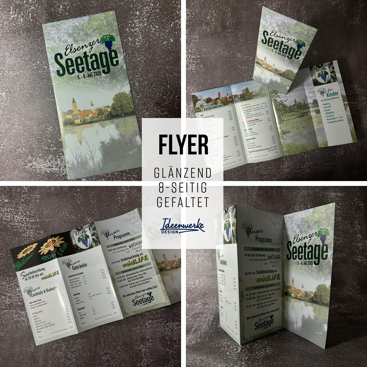 Für die Seetage 🔥🥰 in Elsenz durfte ich wieder in den Flyer gestalten und drucken lassen . Im Flyer befinden sich alle Getränke 🥤 & Speisen 🍔🌭die von allen Vereinen angeboten werden. So haben alle Gäste einen tollen Überblick. #elsenz #seetage #eppingen #ideen #festefeier #teelichter #werbung