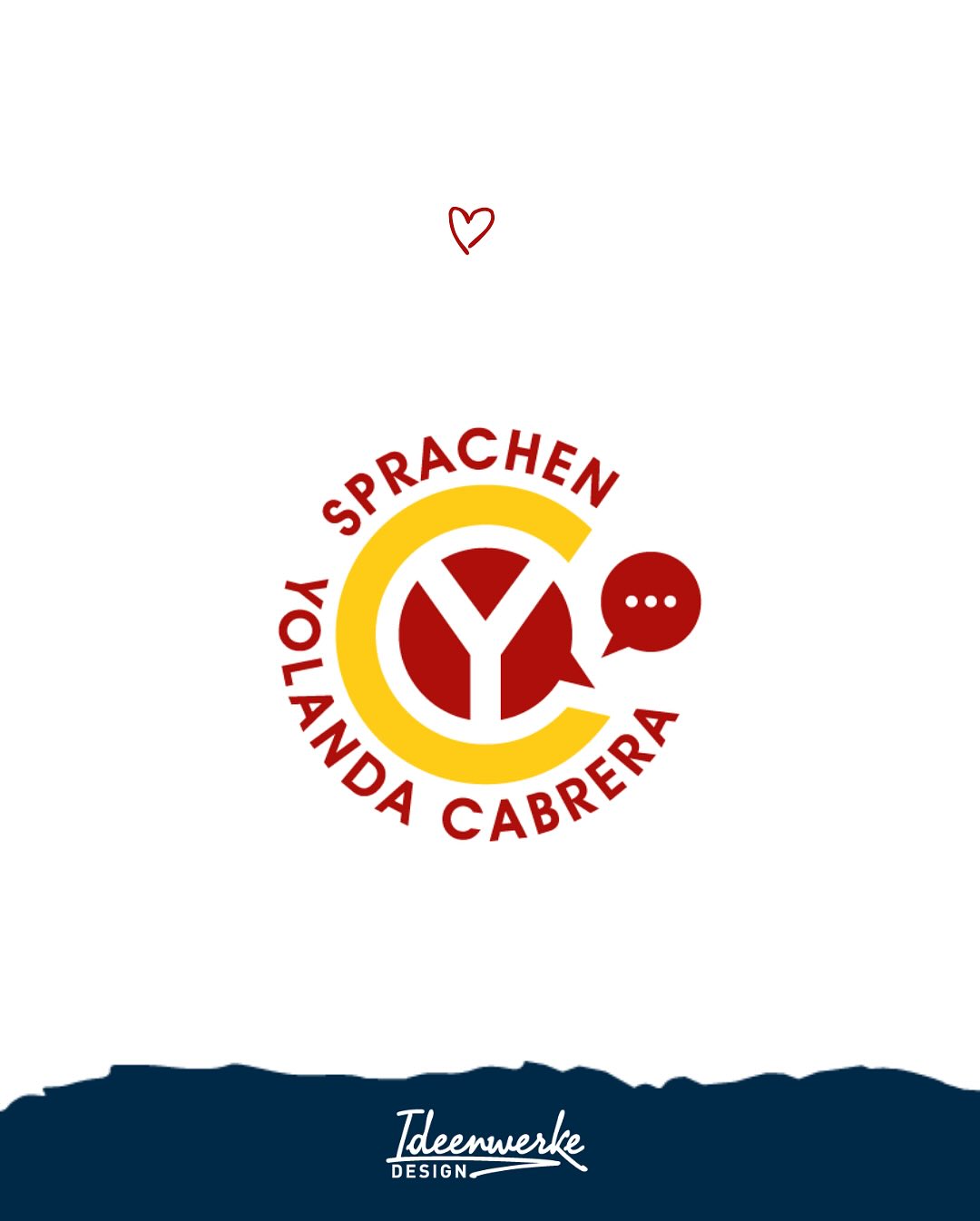 🇪🇸✨ ¡Hola, neues Logo! Ich freue mich, mein neues Logo zu präsentieren 🎉
Es steht für Kommunikation, Sprachen und die Leidenschaft, Menschen beim Spanischlernen zu begleiten.

✨ Neues Logo, neue Energie! ✨
Schaut mal genauer hin:
👉 Das Y für Yolanda und das C für Cabrera
👉 Die Sprechblase als Symbol für Online-Kommunikation & Austausch
👉 Und natürlich die Farben, die für spanische Lebendigkeit & Freude stehen 🎉

So wird gezeigt, was eine Online-Sprachschule ausmacht: Spanisch lernen mit Herz, Spaß und echter Verbindung! 💬❤️ Danke für dein Vertrauen, liebe Yolanda ☺️

👉 Was seht ihr zuerst, wenn ihr das Logo anschaut? #ideenwerke #LogoDesign #Spanischlernen #Markenliebe #DesignMitHerz #OnlineSprachschule